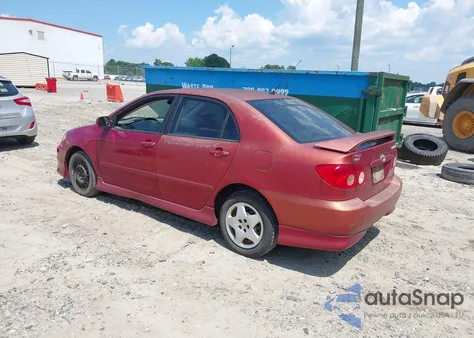 2005 Toyota Corolla S z USA, uszkodzony, nr VIN 1NXBR32E75Z401503